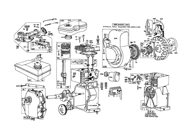 Engine Model No 60102 Recoil Start