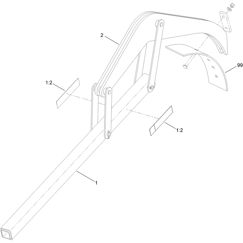 60 Inch Crumber Assembly