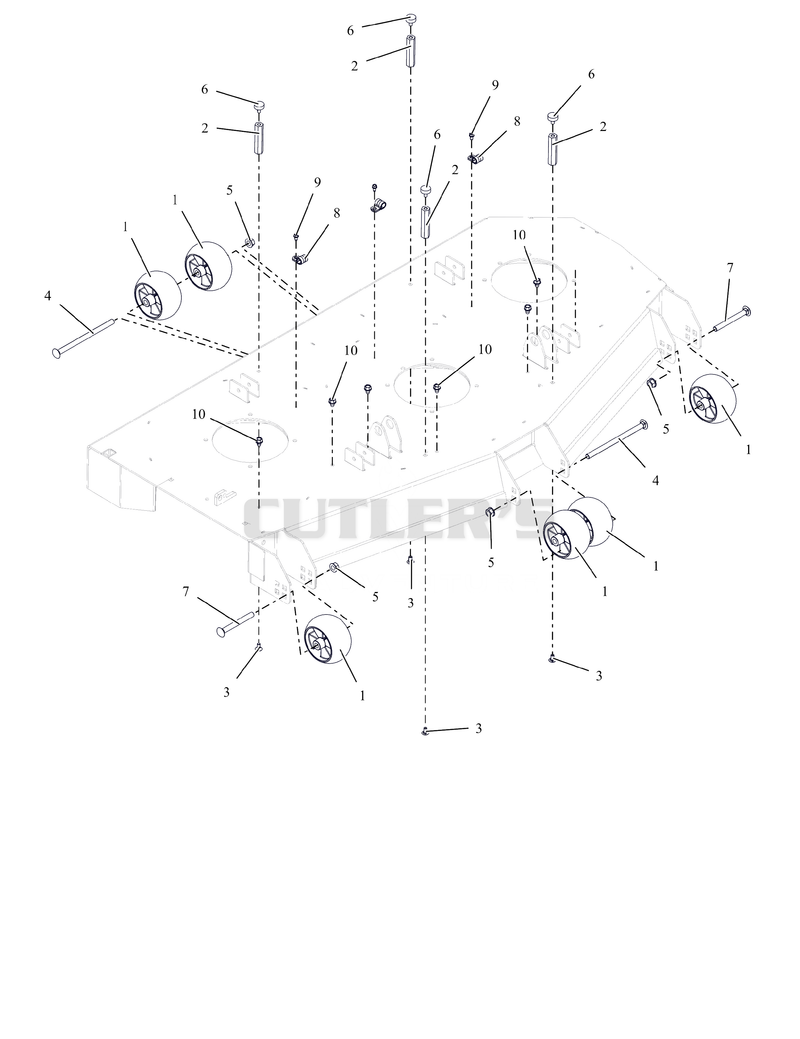 Anti-Scalp Wheels - 52" and 60" - SD