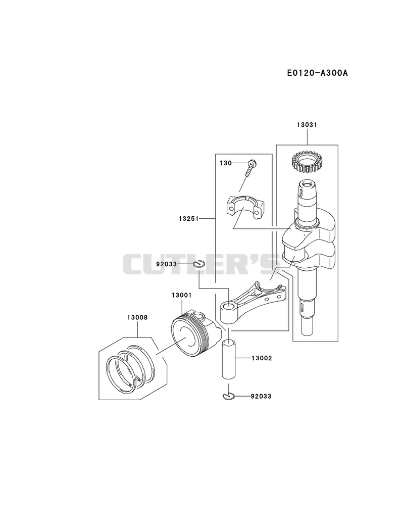 PISTON/CRANKSHAFT
