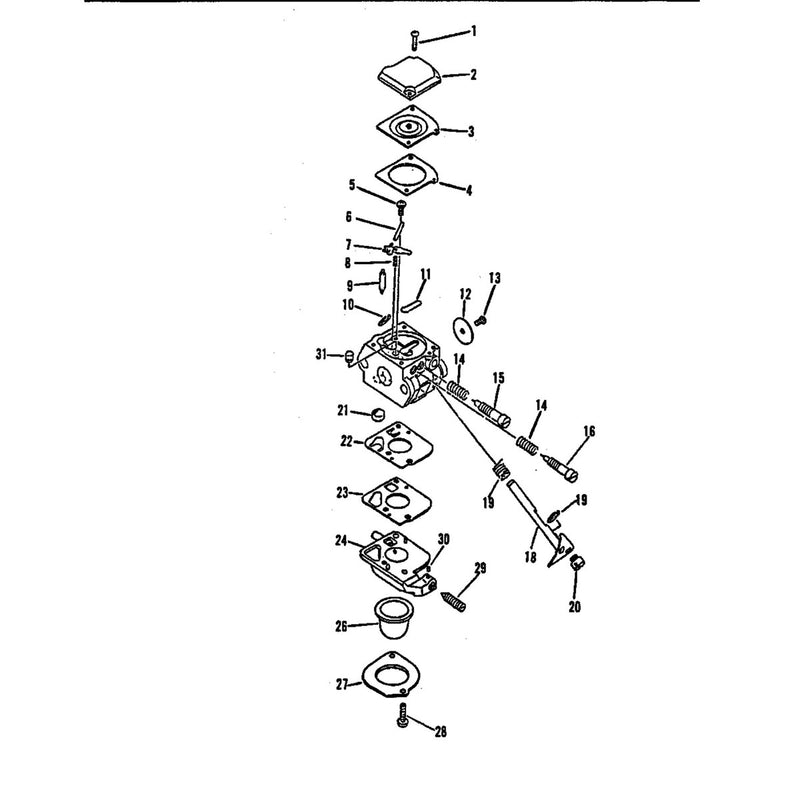 Carburetor Zama C1U-K16 Detail