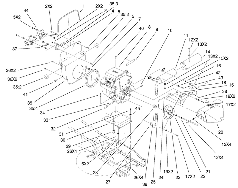 Air Cooled Engine Assembly