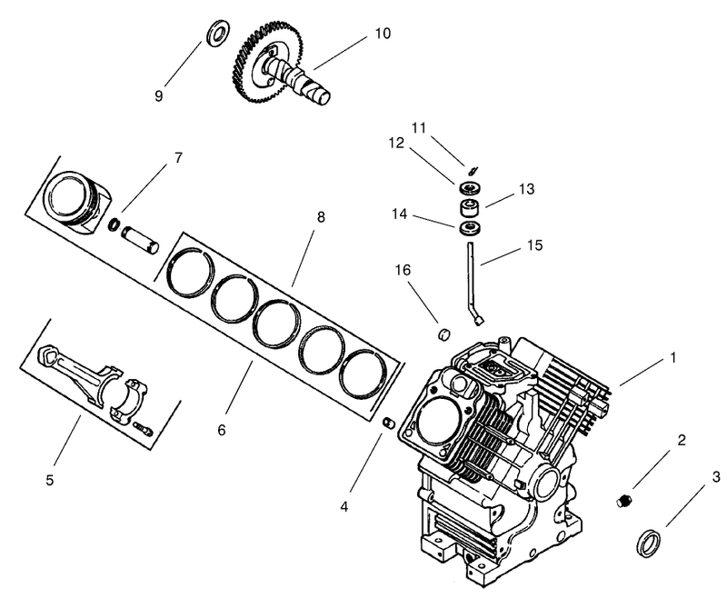 Crankcase Kohler 