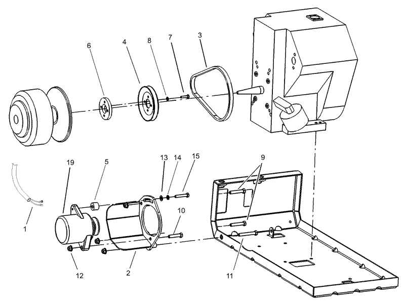 High Output Alternator Assembly