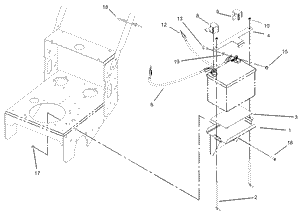 Toro 104-8580 Elec Start Kit-midsize Kohler Attachment Parts Diagram