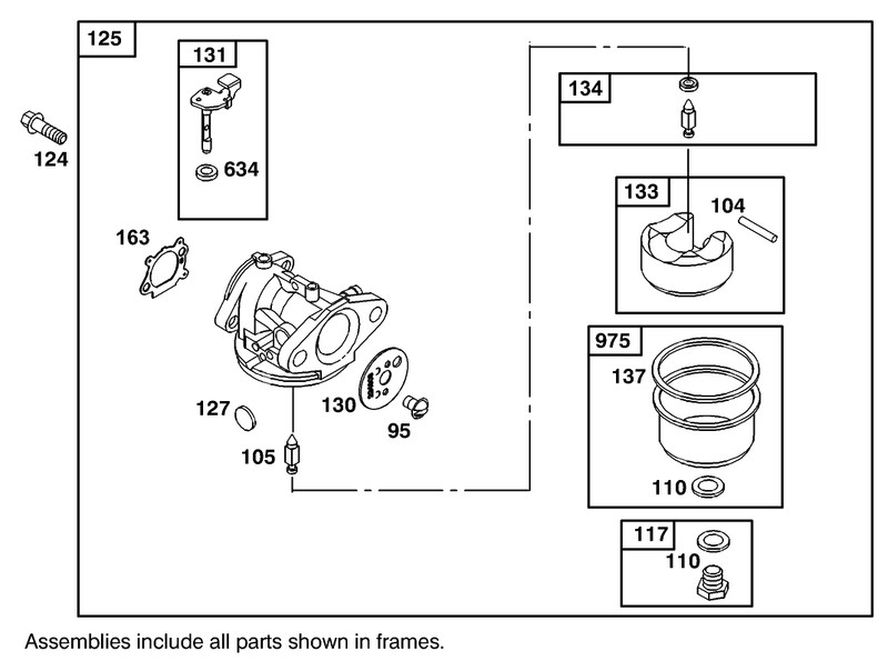 Carburetor Assembly Engine Gts 200