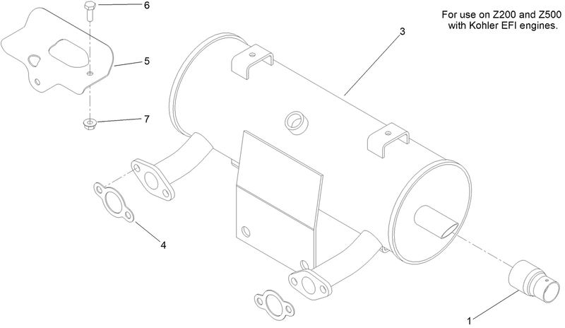 Muffler and Spark Arrester Kit No 105 1679