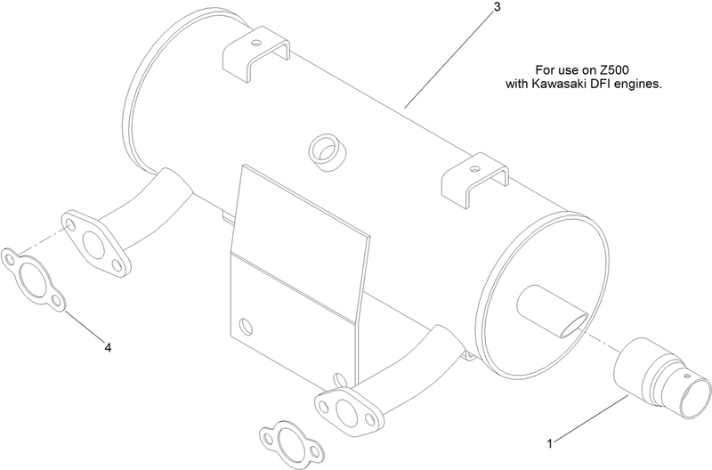Muffler and Spark Arrester Kit No 105 1678