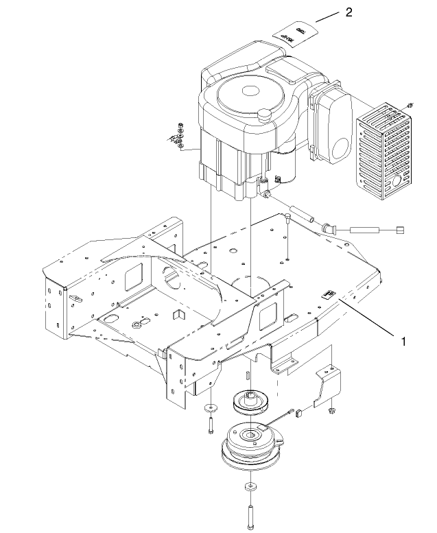 Briggs And Stratton Engine Decal Assembly
