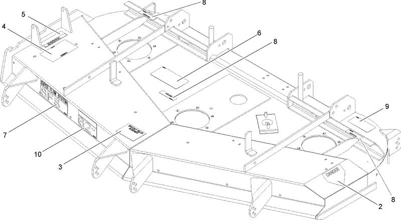 Deck Decal Assembly No 106 5863