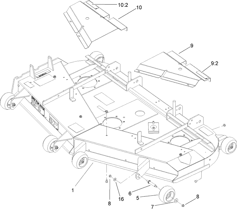 Deck and Wheel Gage Assembly