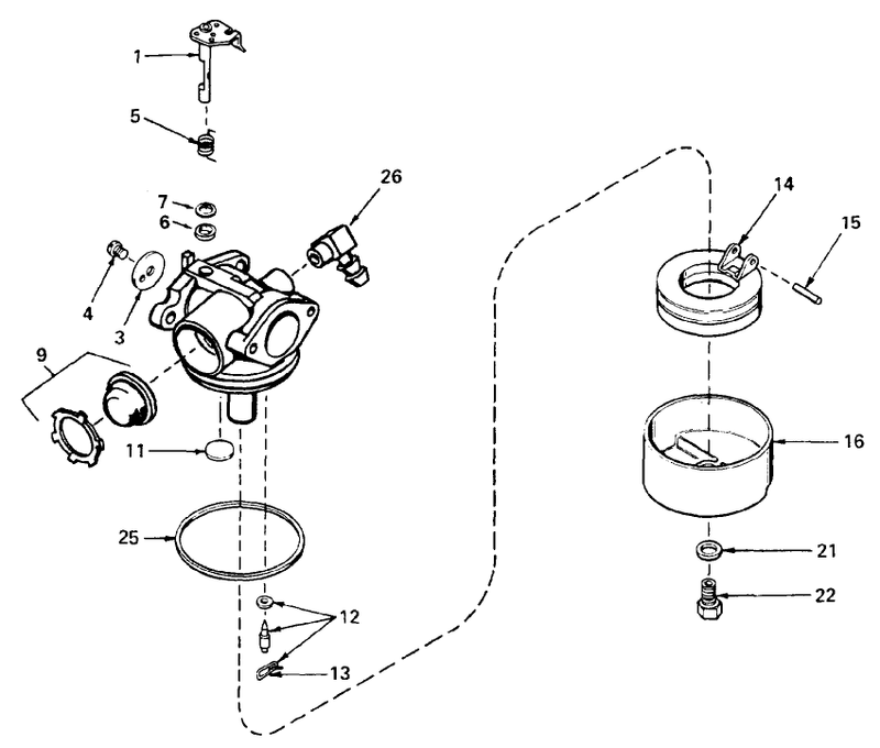 Carburetor No 632050