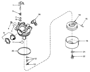 Carburetor No 632050