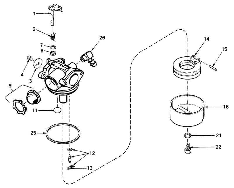 Carburetor No 632050