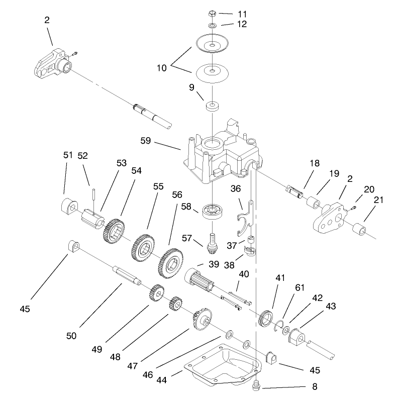 Gear Case Assembly