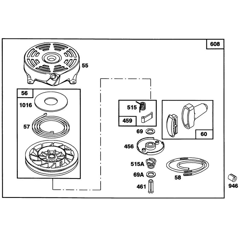 Engine Briggs and Stratton Model 122702-3171-01