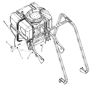 Toro 106-5890 Z Bagger Rops Assembly with Kit Attachment Parts Diagram