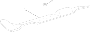 Toro 106-8559 Bagging Blade Kit Attachment Parts Diagram