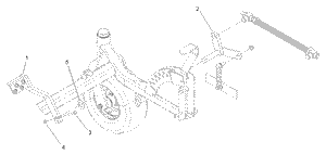 Toro 106-9749 Deck Lift Assist Kit Attachment Parts Diagram