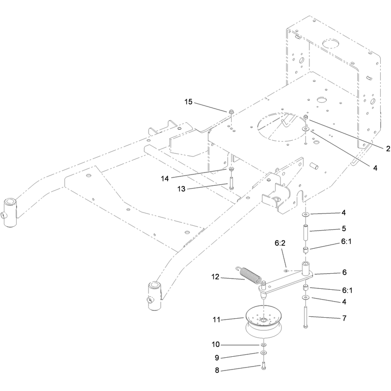 Power Take Off Idler Assembly