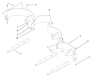 Toro 107-1610 52 in. Recycler Kit Attachment Parts Diagram