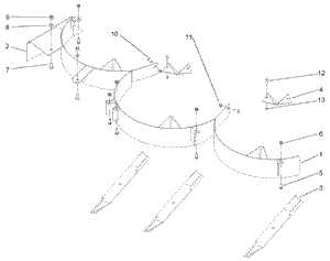 Toro 107-1612 72 in. Recycler Kit Attachment Parts Diagram