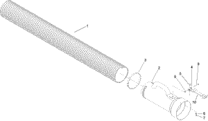 Toro 107-1633 Dfs Hose Kit Attachment Parts Diagram