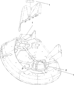 Deck and Deflector Decal Assembly
