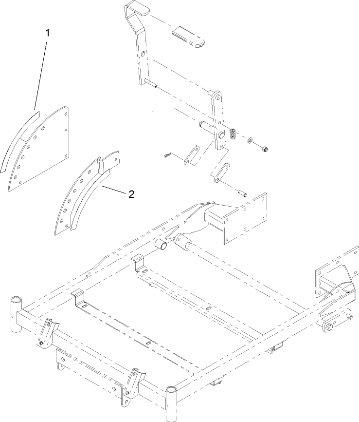 Height of Cut Handle and Plate Decal Assembly