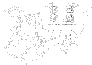 Toro 107-3088 Dfs Handle & Roll over Protection (Rops) Kit Attachment Parts Diagram