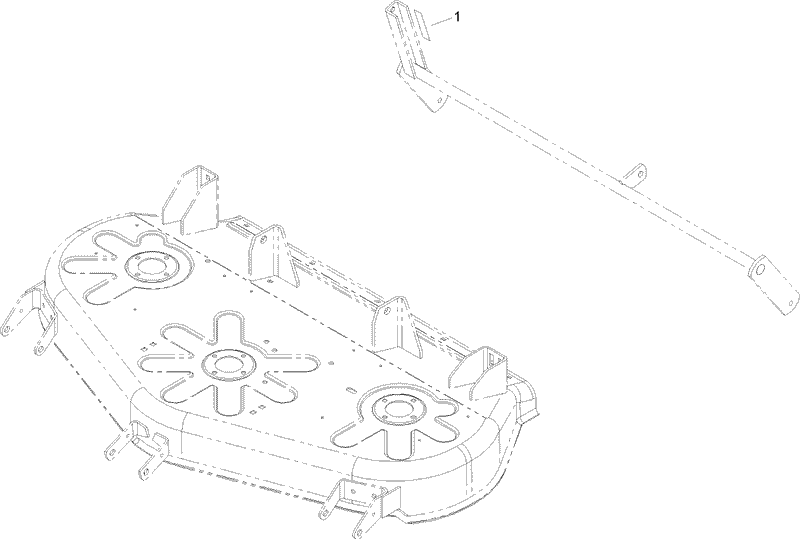 Deck Suspension Assembly 107cm Rear Discharge Mower