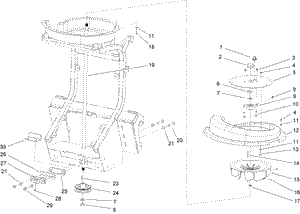 Toro 107-7652 Kit, Z200 Dfs Bagger Bearing Conversion Attachment Parts Diagram