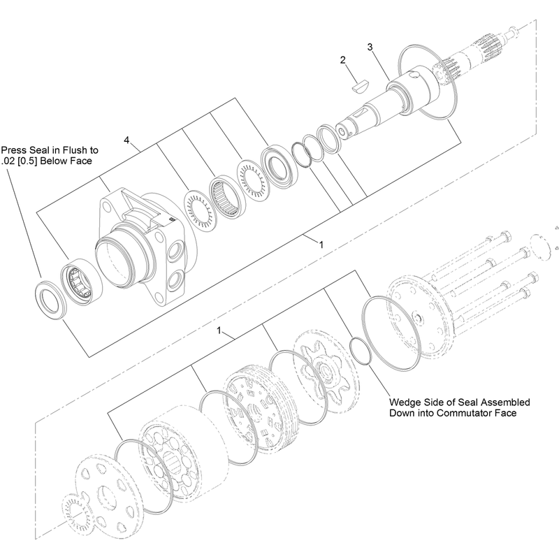 Hydraulic Motor Assembly No 104-8470