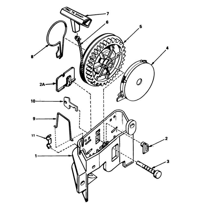 Rewind Starter No 590531