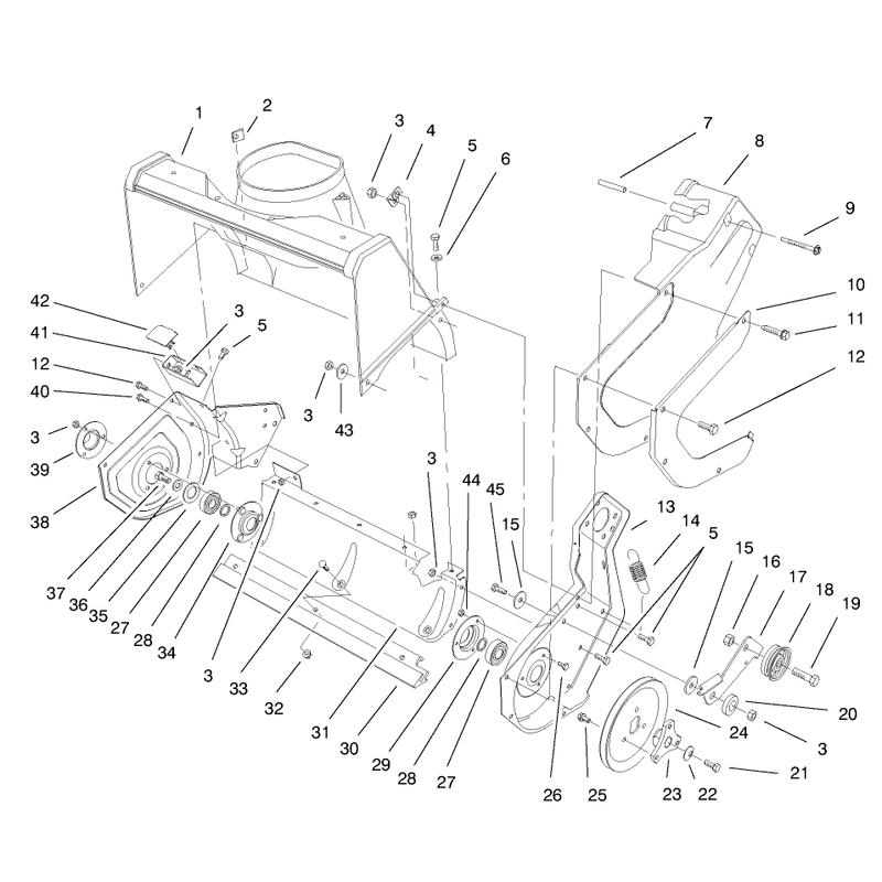 Housing & Side Plate Assembly