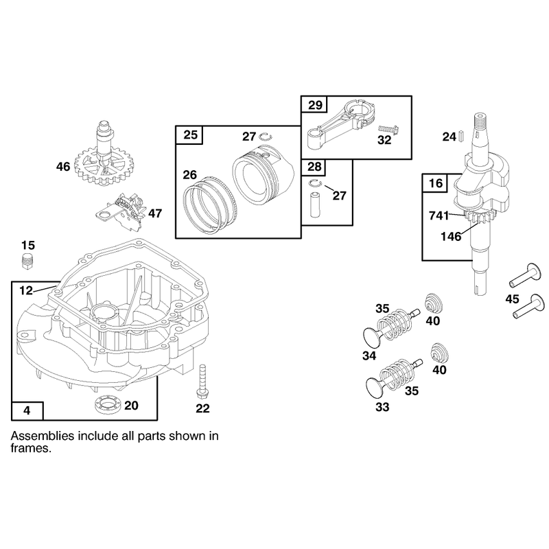 Engine Briggs and Stratton Model 12h802-1758-E1
