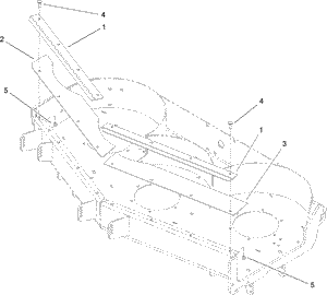 Toro 108-4091 48 in. Grandstand Bagging Enhancement Kit Attachment Parts Diagram