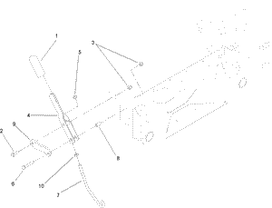 Toro 108-4101 Bagger Latch Assembly Attachment Parts Diagram