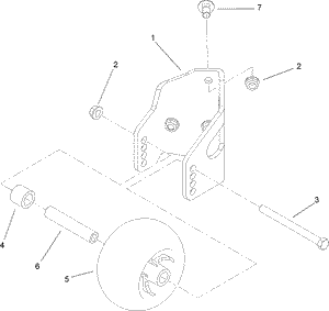 Toro 108-4141 Anti-scalp Kit Attachment Parts Diagram