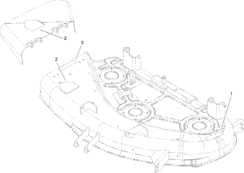 44in Deck Decal Assembly