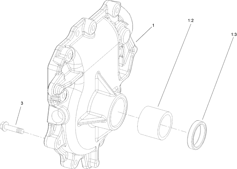 LH Gearcase Assembly No 108 7325