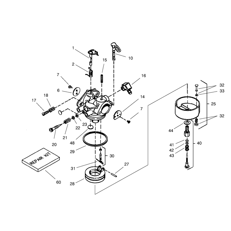 Carburetor No. 632536