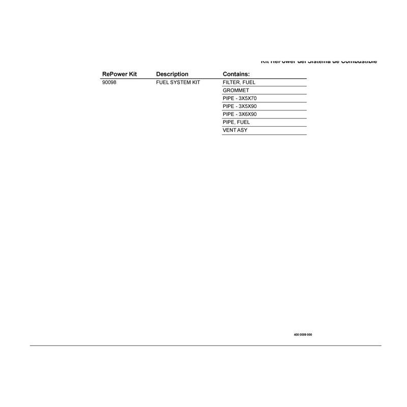 RePower Fuel System Kit