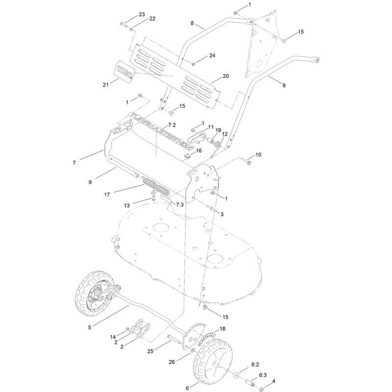 Front Bumper and Wheel Assembly