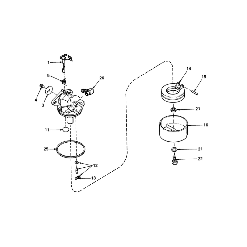 Carburetor No 631784a