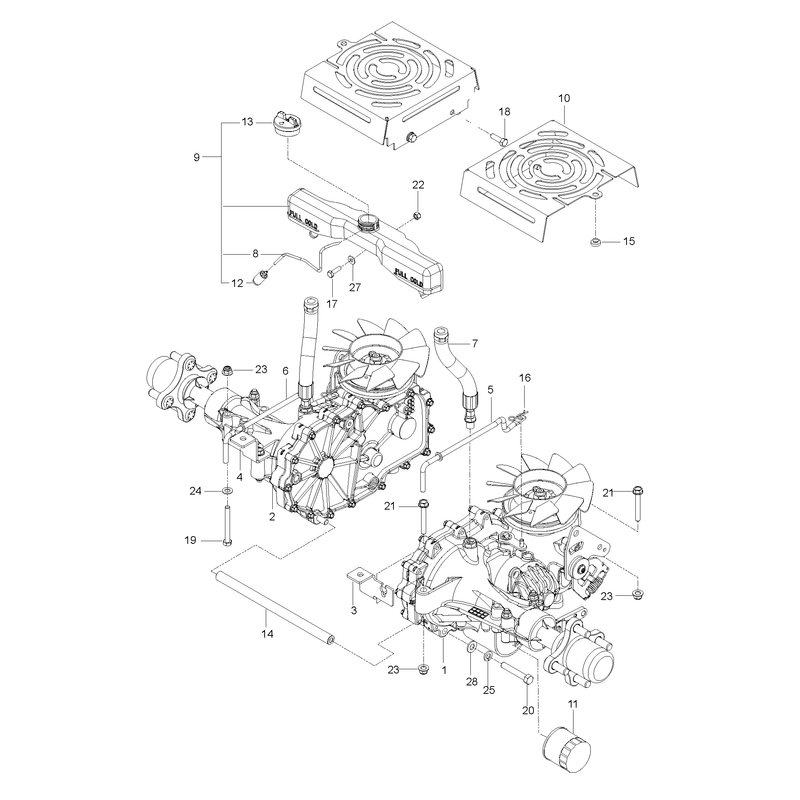 HYDRAULIC PUMP - MOTOR