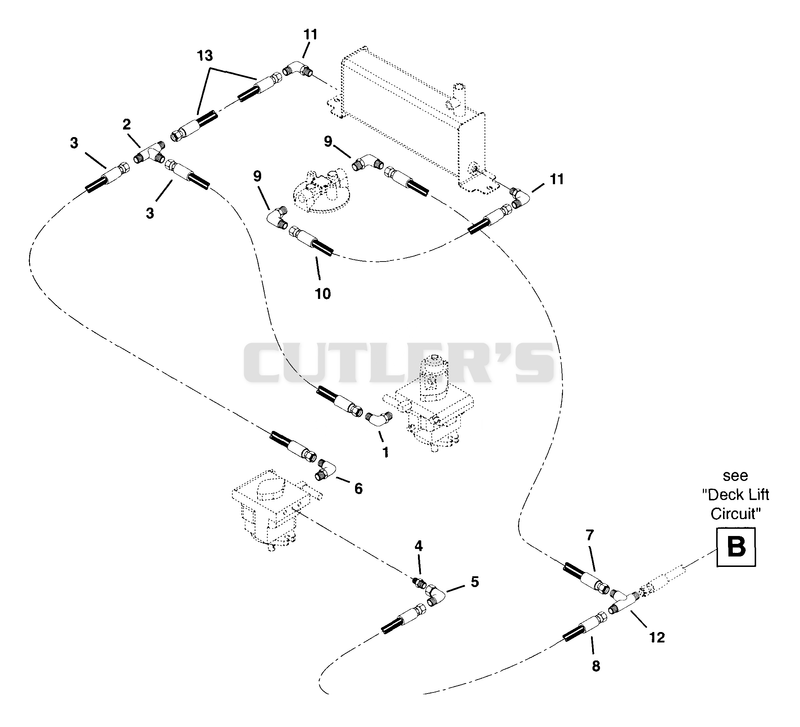 PUMP TO TANK CIRCUIT