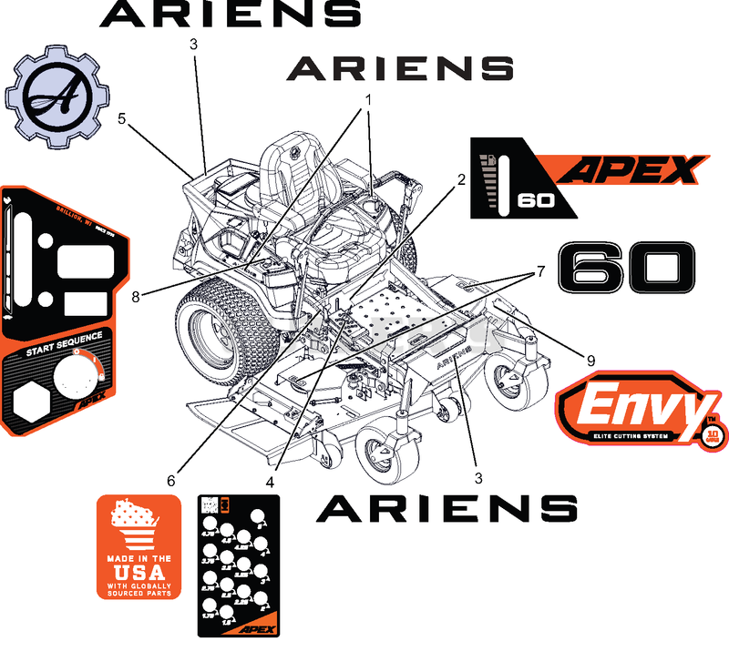 Decals - Style - 60" - Apex