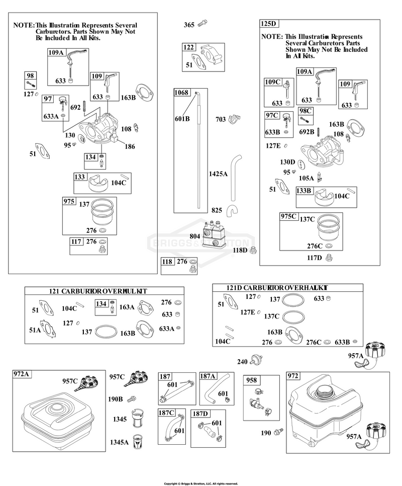 Carburetor, Fuel Supply