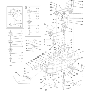 46 Inch Deck Assembly